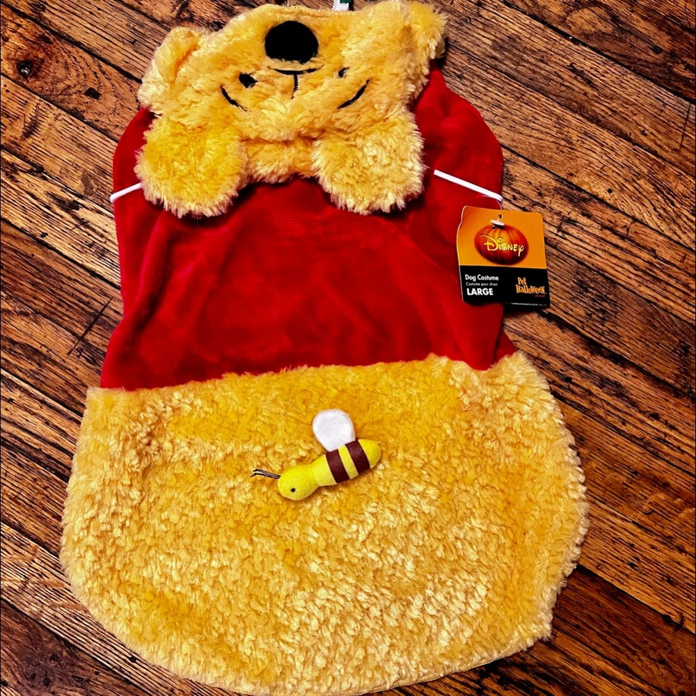 Winnie the Pooh Bear Pet Costume-Size Large